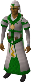 Guthix vestments equipped