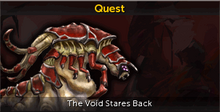 The Void Stares Back noticeboard