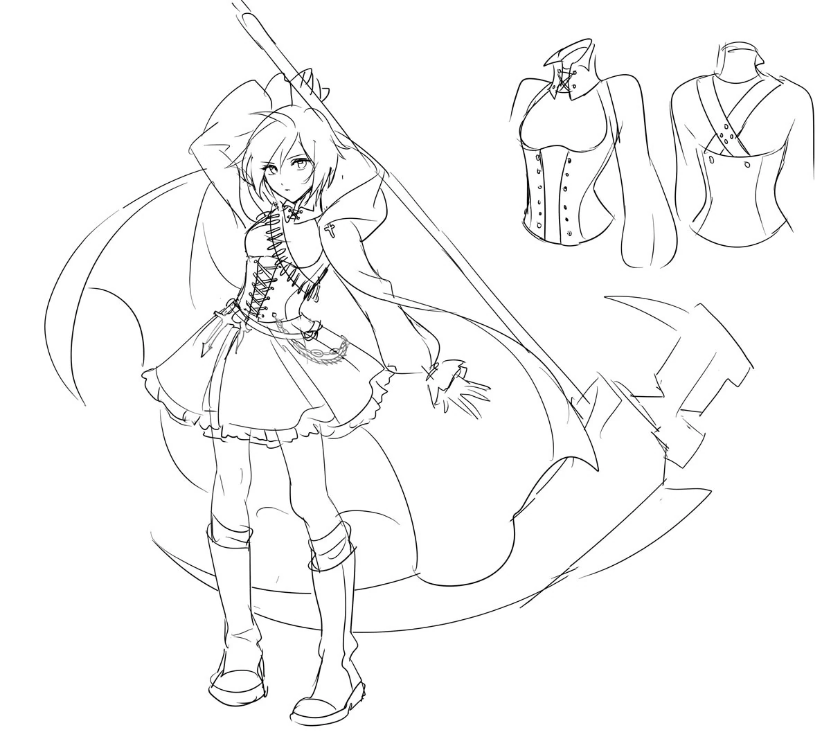 Image - Ruby Rose - Sketches.jpg | RWBY Wiki | Fandom powered by Wikia