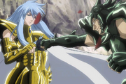 Albafica detiene el puño de Niobe.png