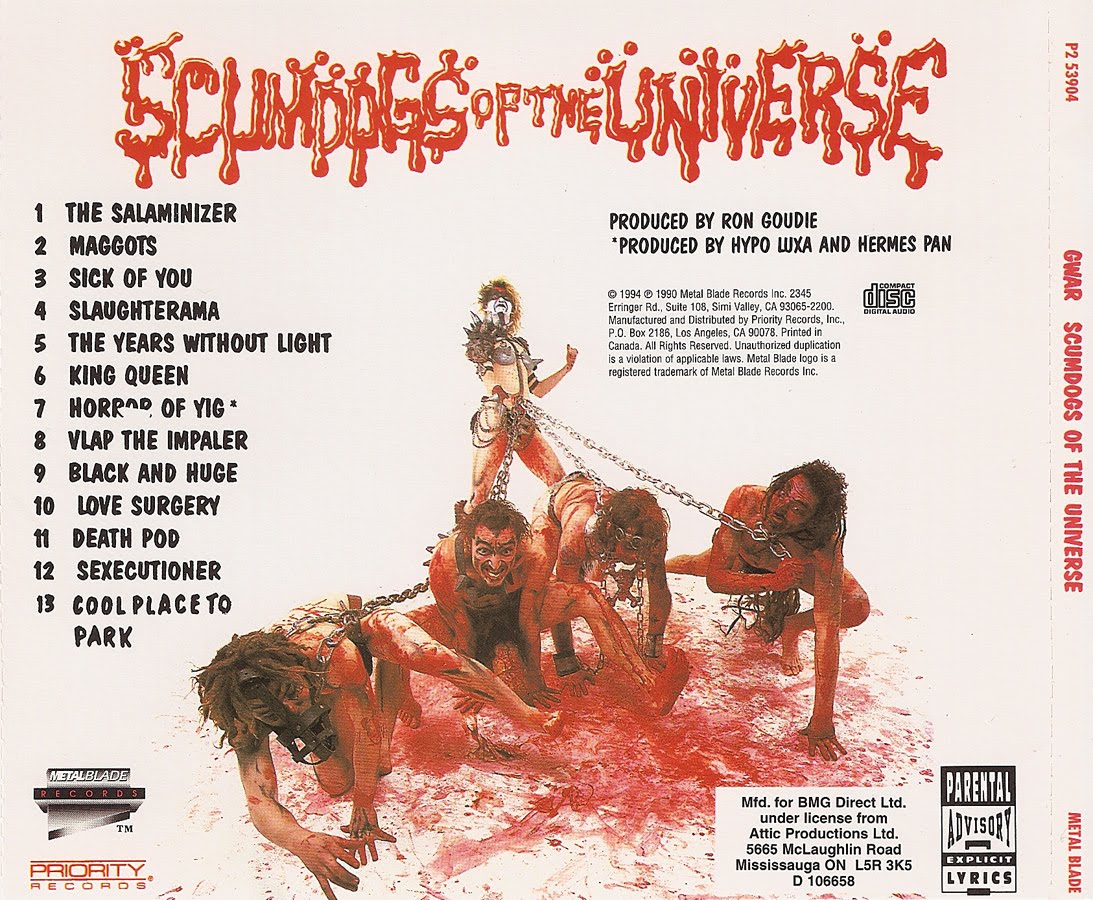 Gwar - Scumdogs Of The Universe Gwar - Scumdogs Of The Universe