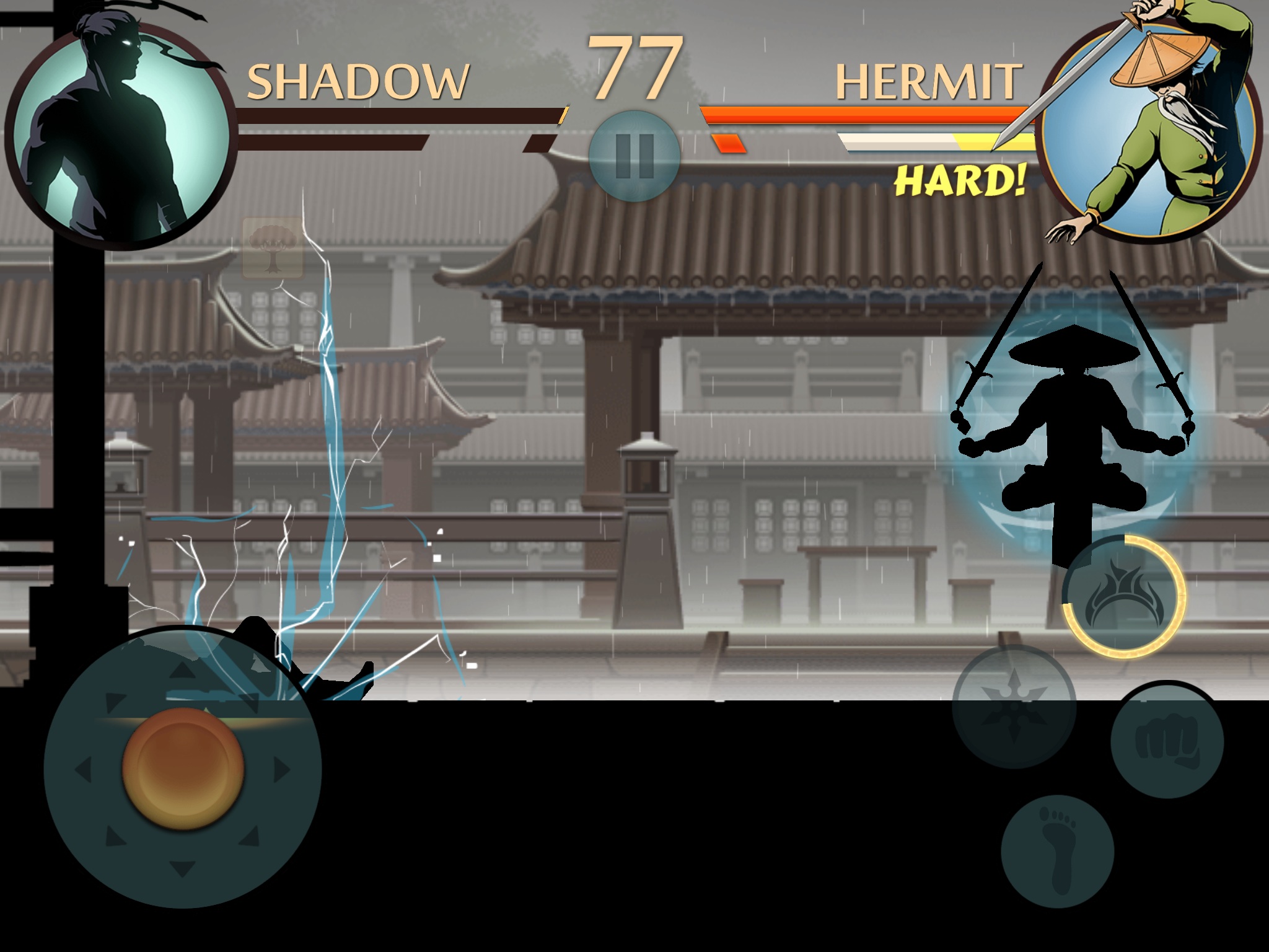 Cara Mengalahkan Hermit di Shadow Fight 2