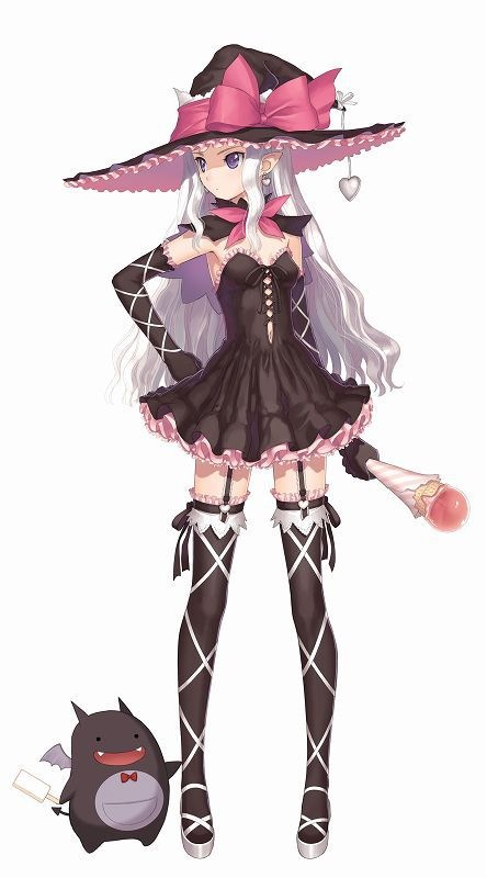 lovely anime girl witch outfit 2017