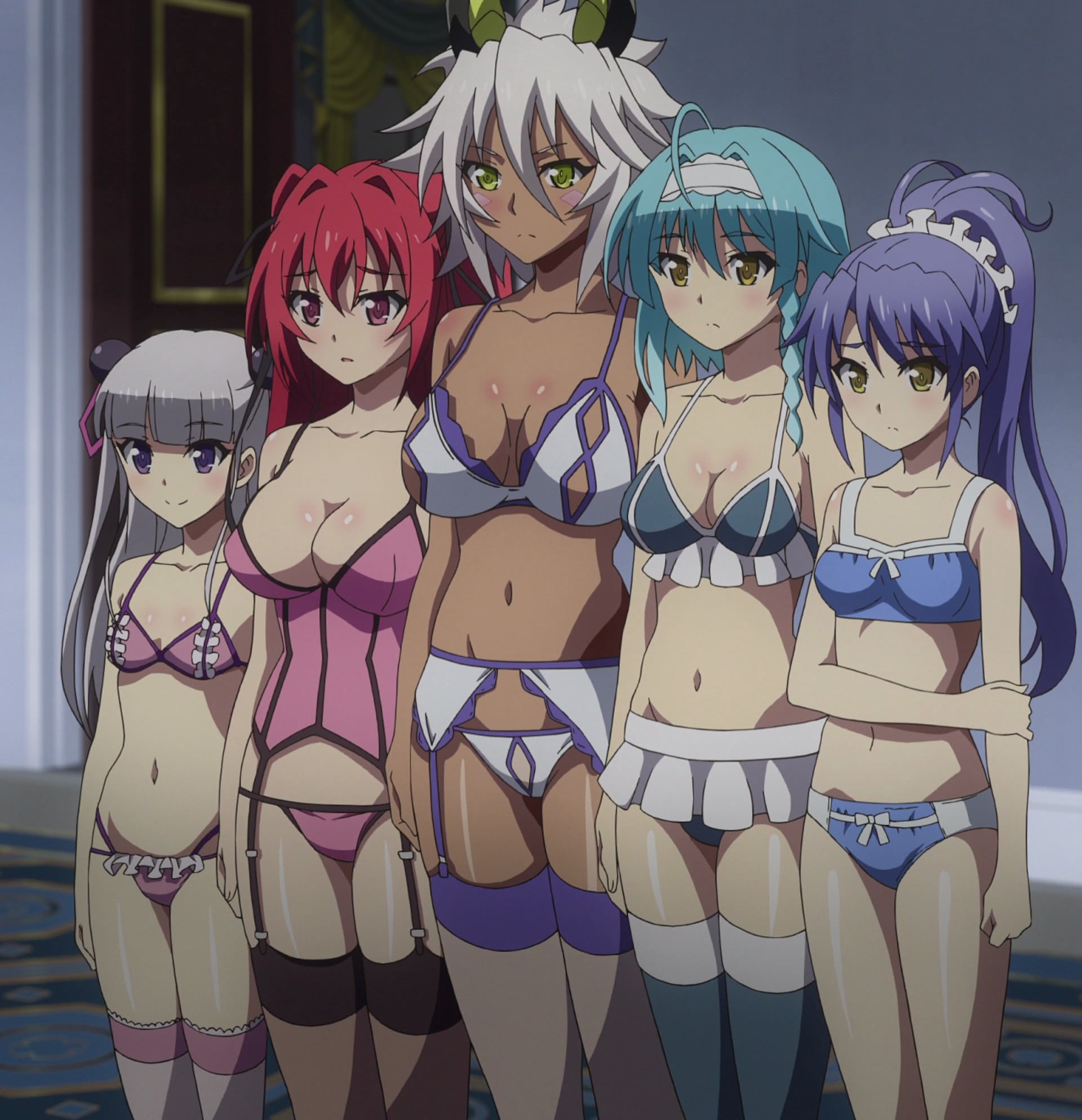 Shinmai Maou No Testament Manga Image - Shinmai Maou no Testament BURST Girls.jpg | Shinmai Maou no