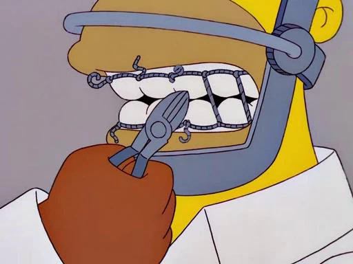 Image Jaws Wired Shut 80.JPG Simpsons Wiki Fandom powered by Wikia