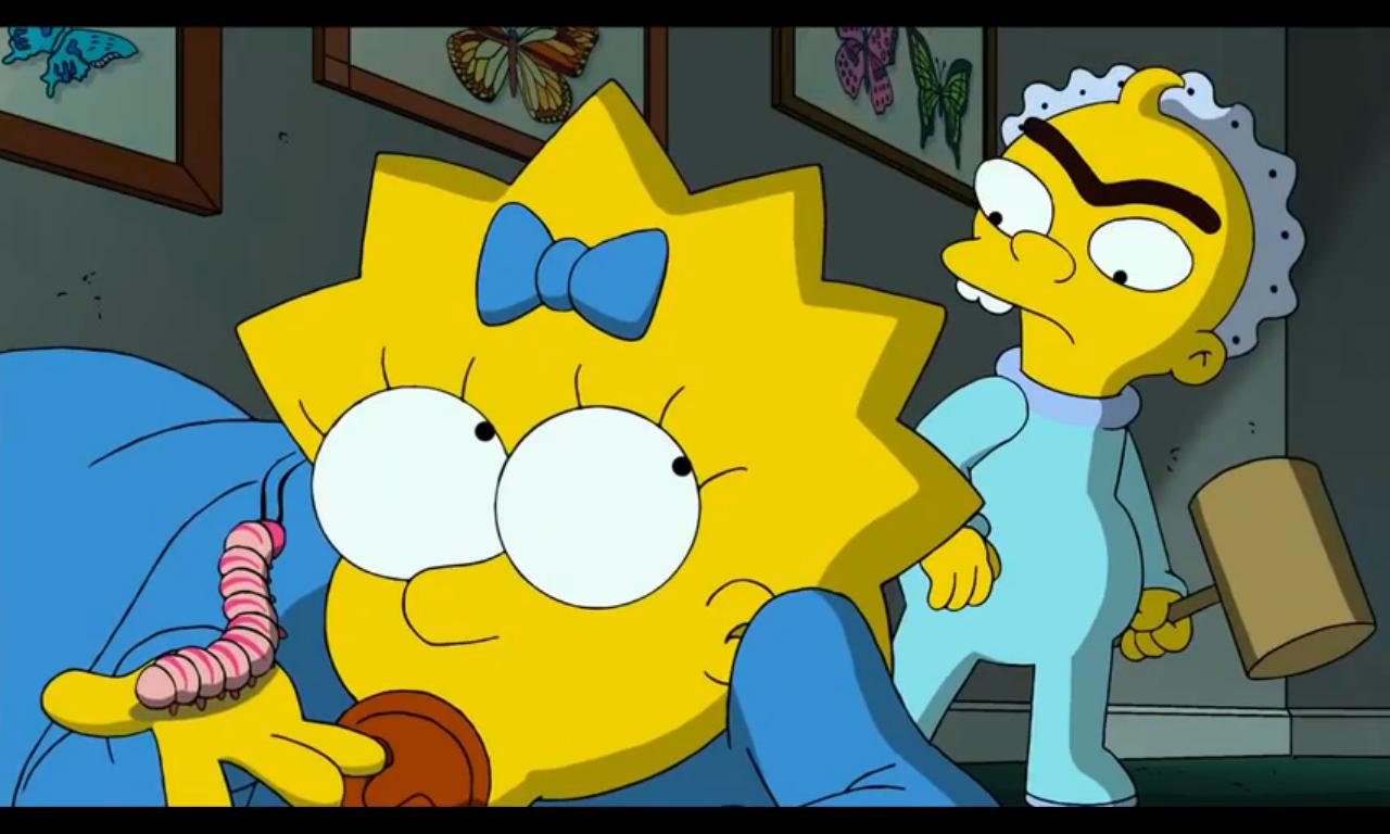 and look i am suddenly a girl simpsons