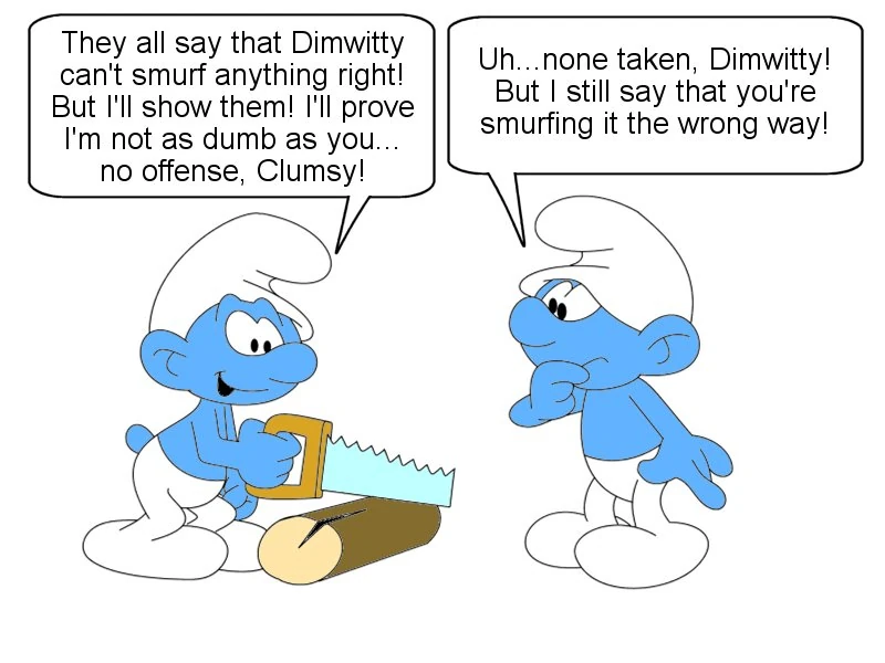 Clumsy Smurf Empath Stories Gallery Smurfs Fanon Wiki FANDOM 
