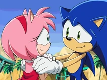 Amy after saving Sonic