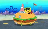 Patrick &amp; Spongebob In The Patty Wagon