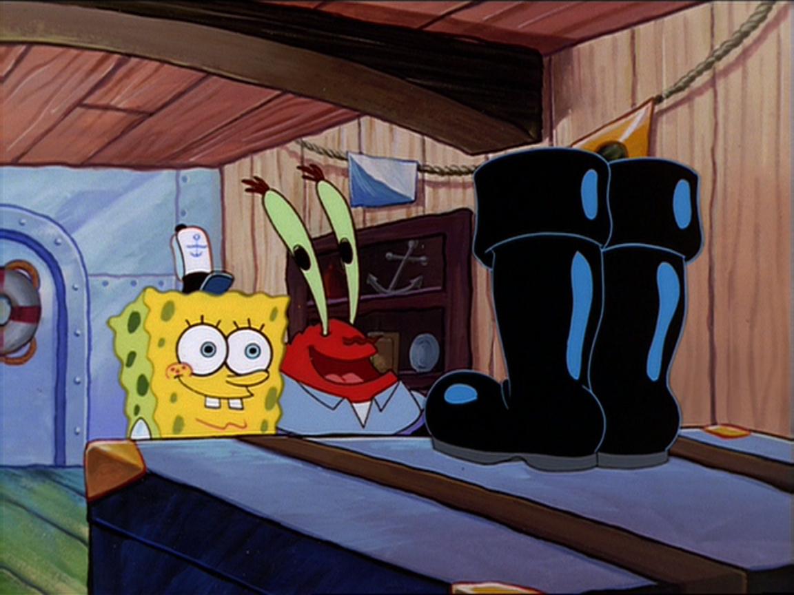 spongebob and squidward shoes