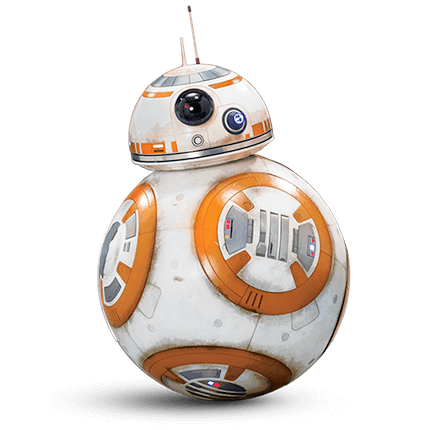 white robot star wars