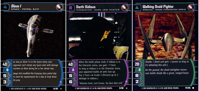 star wars tcg singles