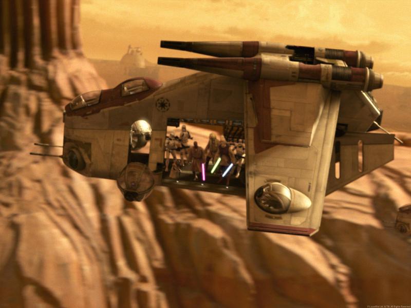 star wars clone republic gunship