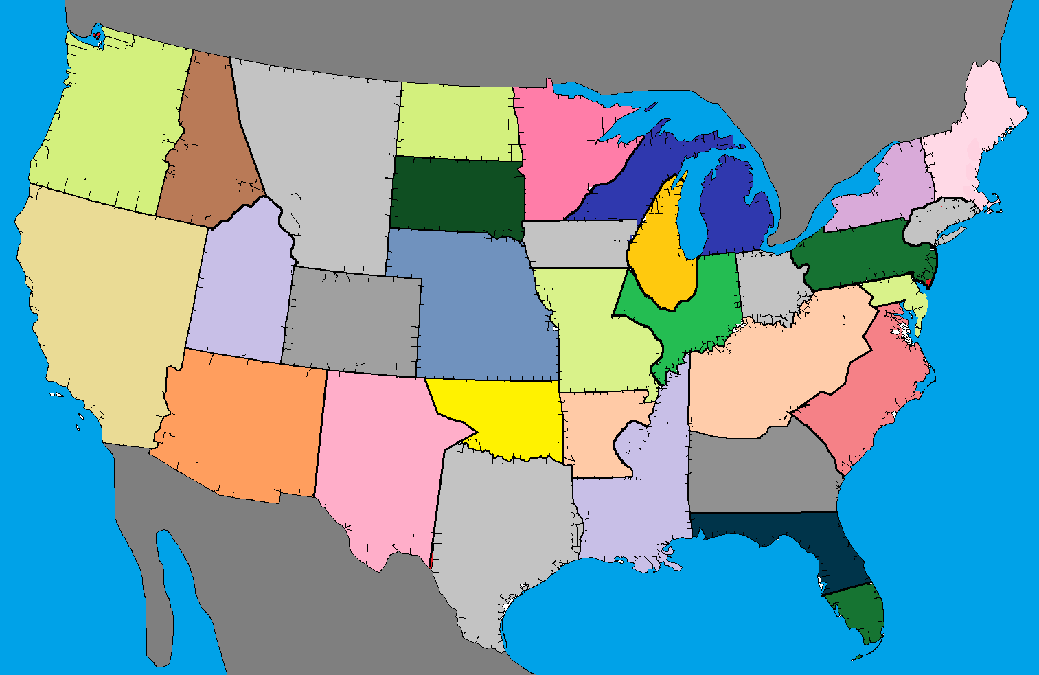Grand Theft Auto United States Of America Map | Stephenpedia Wikia