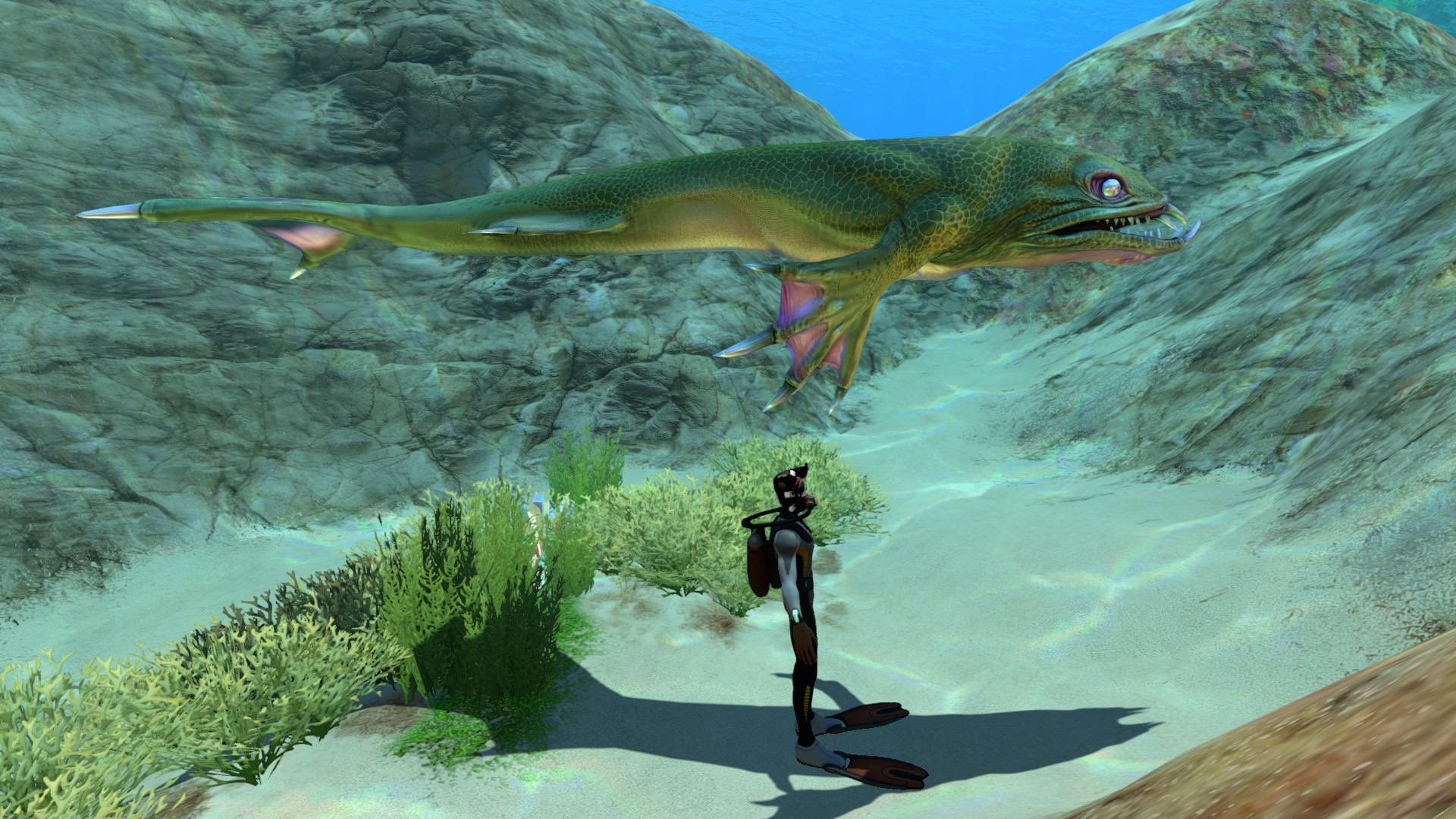 Image - Size comparison with the player.jpg | Subnautica ...