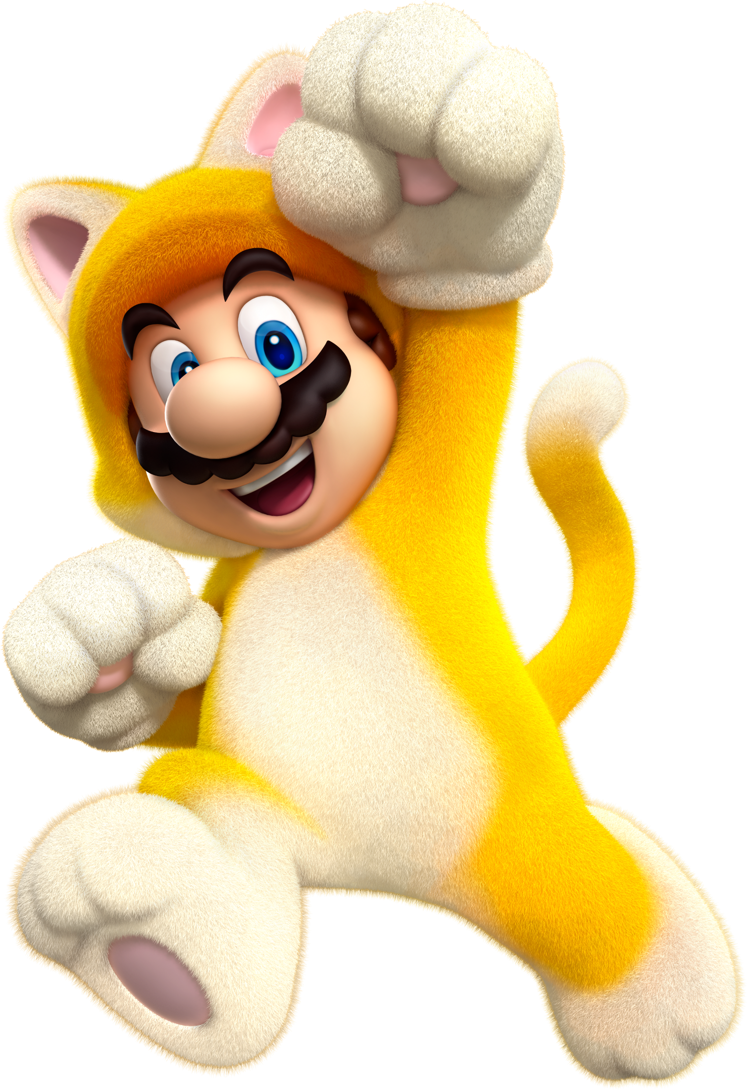 cat peach and cat mario