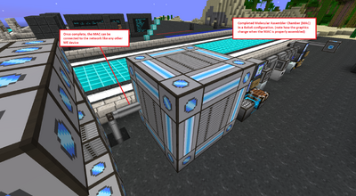 4xcube ME Molecular Assembler Chamber
