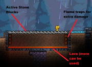 Terraria lava moat
