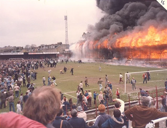 Image result for Bradford City stadium fire