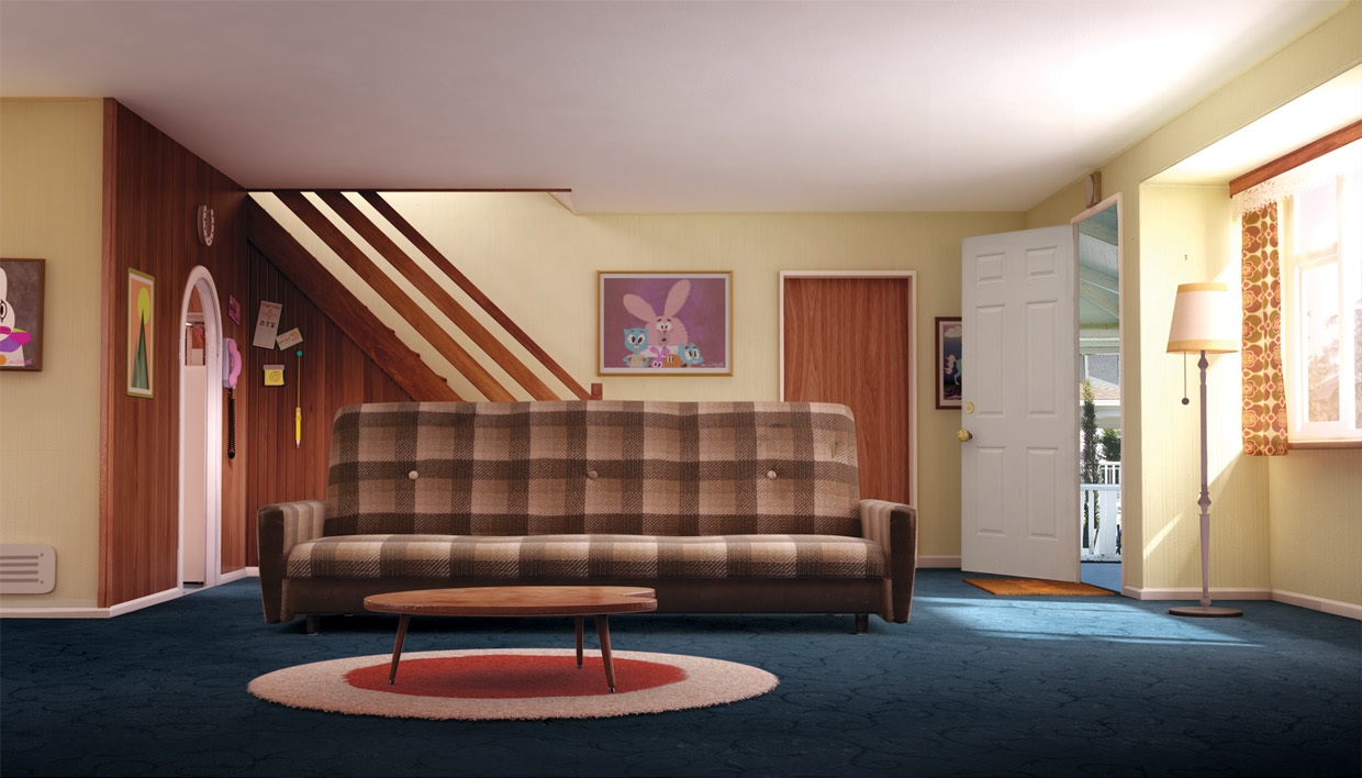 The Amazing World Of Gumball Living Room