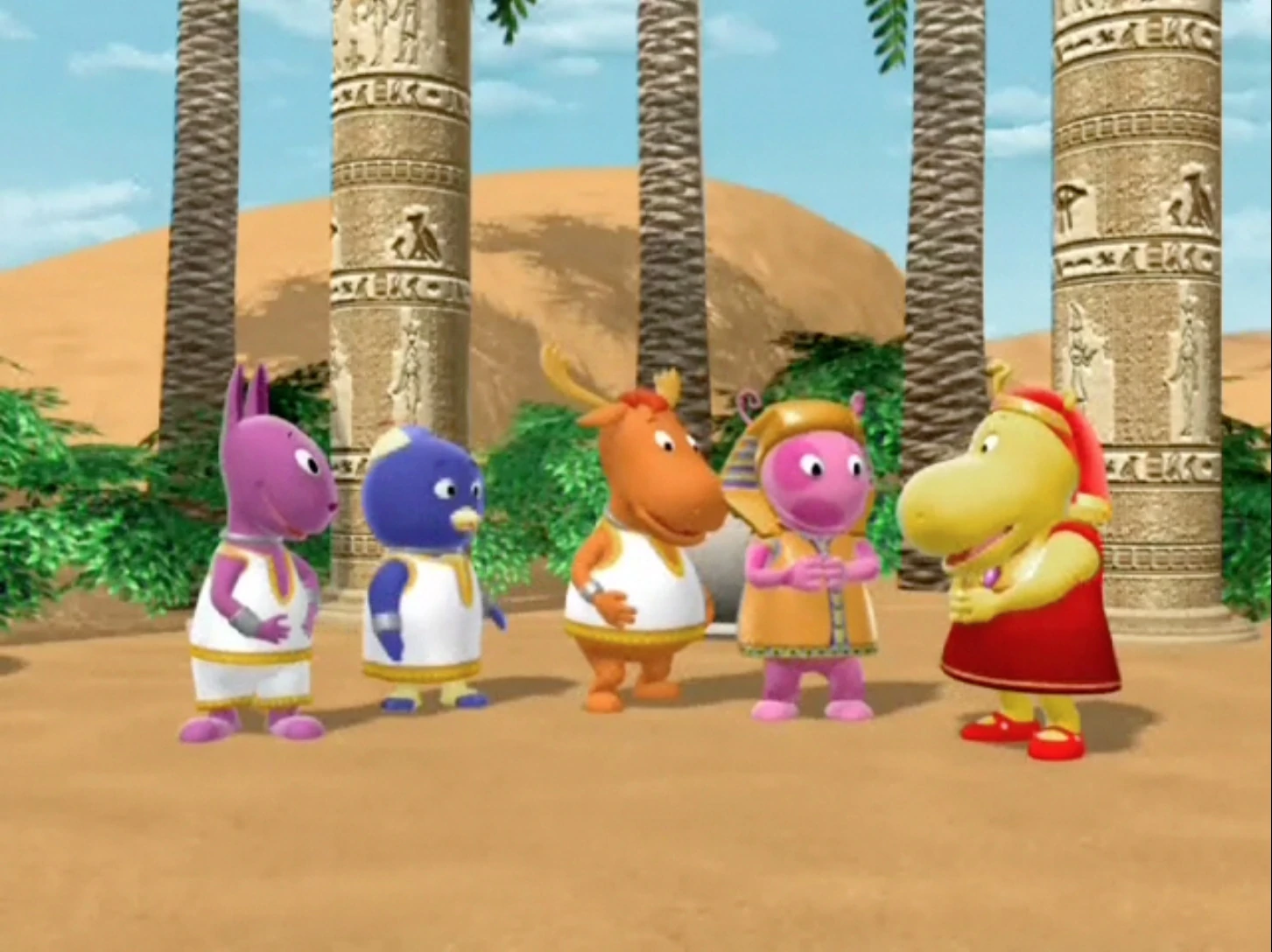 Image The Key To The Nile Cast.jpg The Backyardigans Wiki Fandom