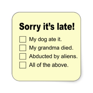 Excuses For No Homework