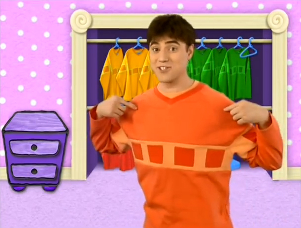 joe shirt blue's clues