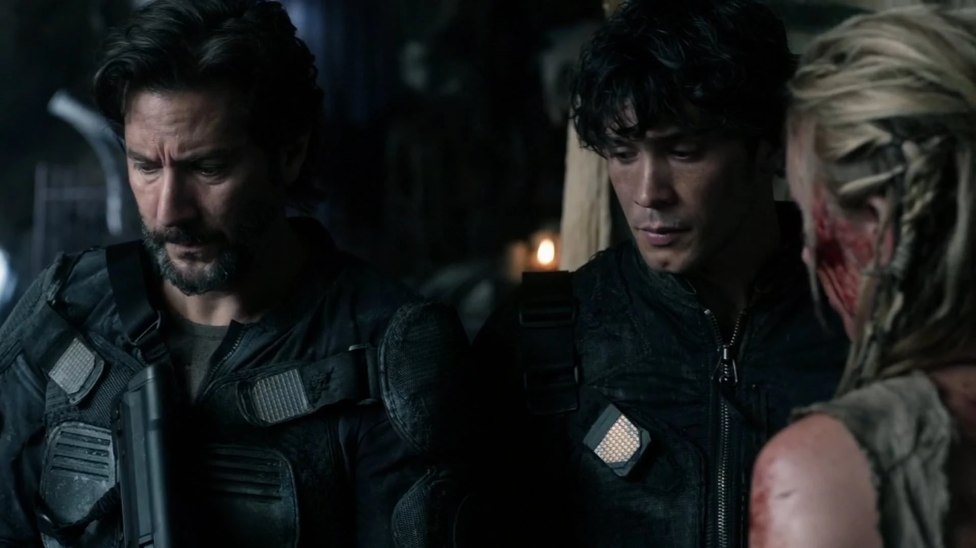 Image - The100 S3 Wanheda Part 2 Kane Bellamy Niylah.jpg | The 100 Wiki