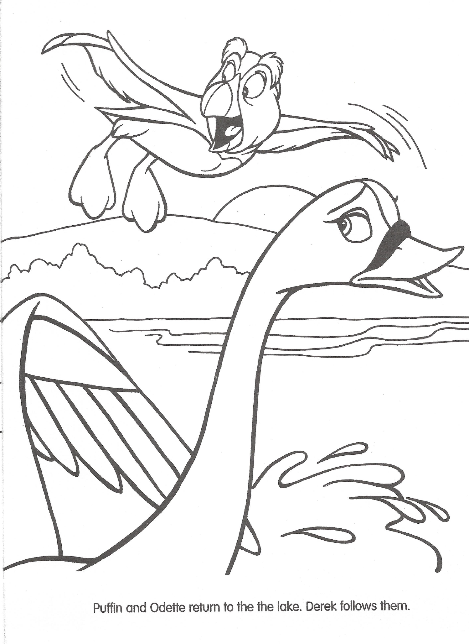 Swan Princess Coloring Pages Image Swan Princess official coloring page 32png The