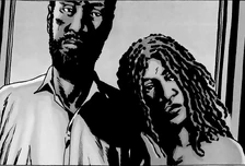 Michonne pasando más tiempo con Morgan