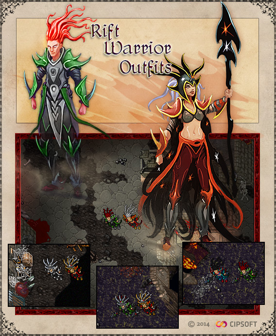 Rift Warrior Outfits | TibiaWiki | Fandom powered by Wikia
