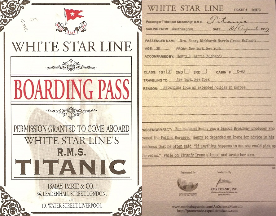 CategoryTickets Titanic Wiki Fandom powered by Wikia