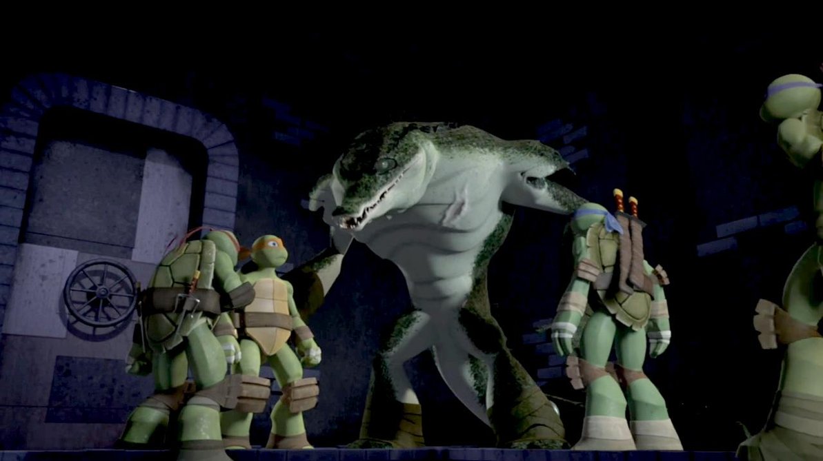 leatherhead turtles in time