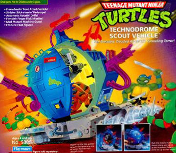 Technodrome Scout Vehicle (1993 toy) - TMNTPedia - Wikia