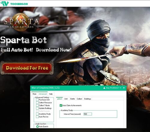 Sparta game bot