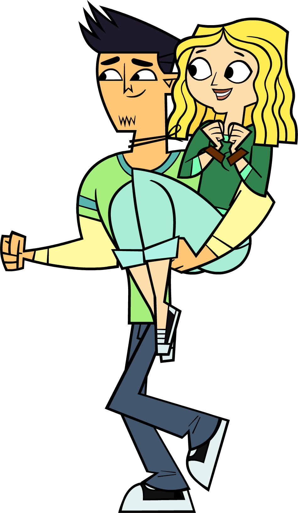 Image Devin And Carrie In Glorious Hdpng Total Drama Wiki Fandom