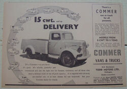 Commer pickup - 1949