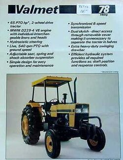 Valmet 78 Viking (yellow) - 1985