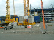 Potain crane base at SED 07 - DSCF0001