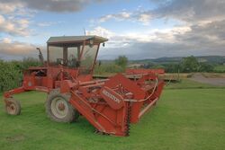 Hesston Rape Swather, Browson Bank Farm - geograph.org.uk - 890937