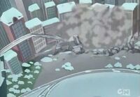 Animated cartoon Detroit devastation