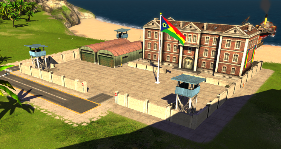 tropico 1 army base