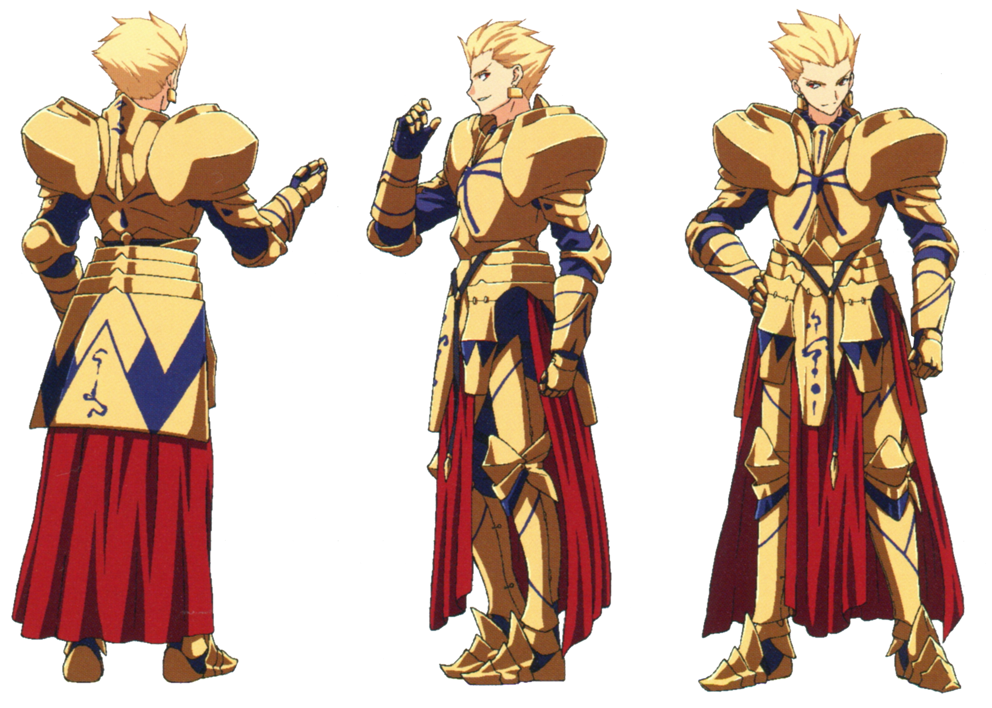 Image Gilgamesh ufotable Fate Zero Character Sheet 1.png TYPEMOON
