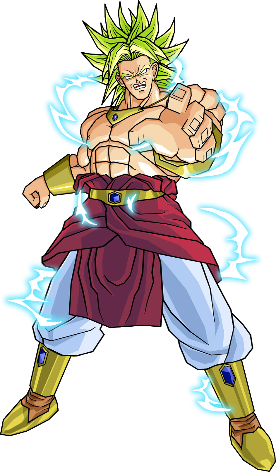 Dbz Broly Ssj2 File:broly Ssj2 v2 by db Own