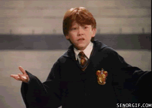 Image result for ron weasley wtf gif