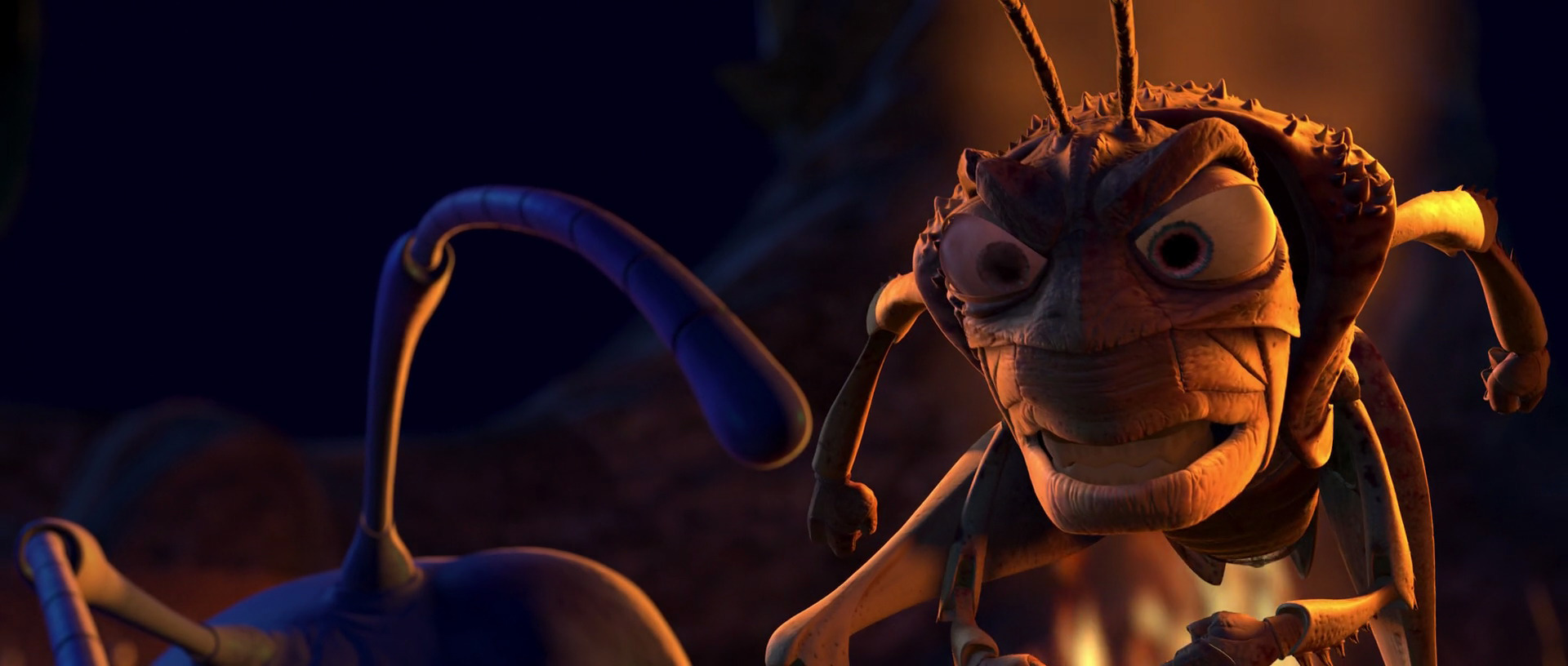 Image Hopper threatening injured Flik.jpg Villains Wiki Fandom