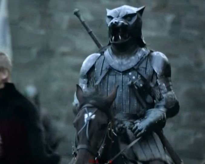 game of thrones hound helmet