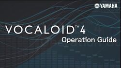 VOCALOID4 Operation Guide