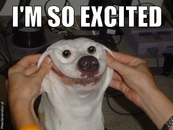 Image - I'm so excited (dog face).jpeg | Walking Dead Wiki | Fandom
