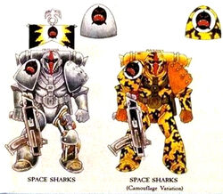 Space Sharks Original Colours